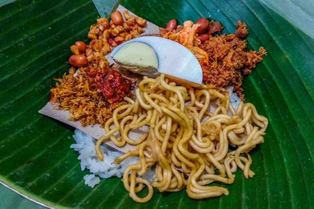 nasi jinggo khas Bali
