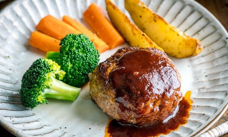 Hambagu Steak Hamburger
