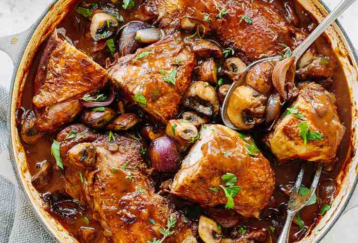 Coq Au Vin Chicken